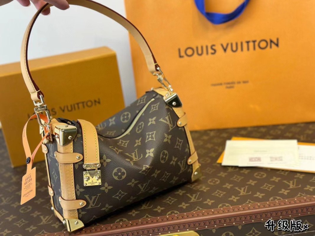 Louis Vuitton Side Trunk Monogram Canvas Shoulder Bag