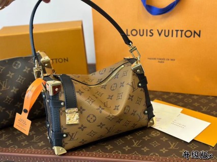 Louis Vuitton Side Trunk Monogram Canvas Shoulder Bag view 6