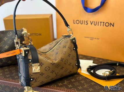Louis Vuitton Side Trunk Monogram Canvas Shoulder Bag view 9