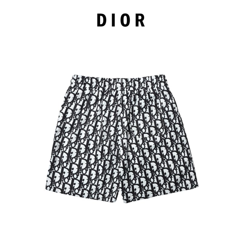Dior Oblique Monogram Black White Shorts view