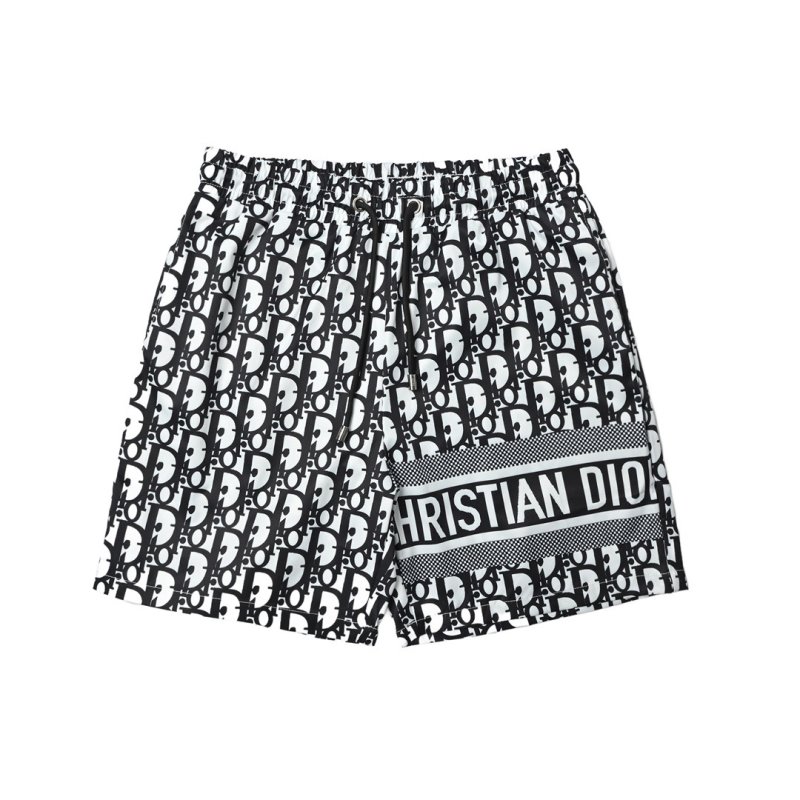 Dior Oblique Monogram Black White Shorts view