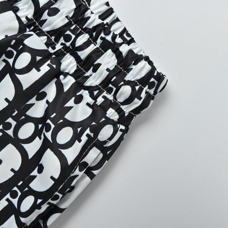 Dior Oblique Monogram Black White Shorts view