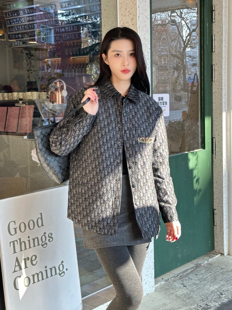 Dior Monogram Quilted Jacket Black