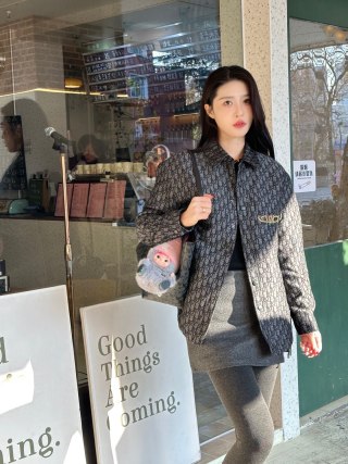 Dior Monogram Quilted Jacket Black view 4