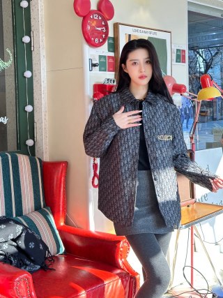 Dior Monogram Quilted Jacket Black view 5