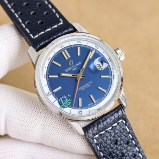Breitling Top Time Chronometre 38mm Blue Dial view 3
