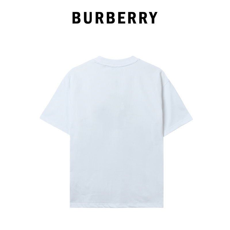 Burberry EKD Embroidered White T-Shirt view