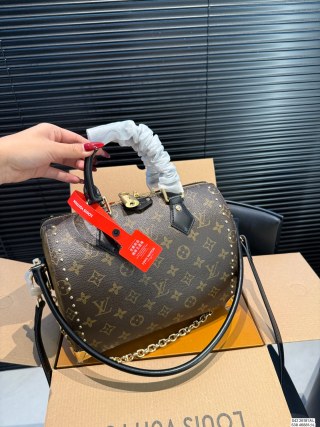 Louis Vuitton Monogram Pillow Bag Black Leather view 2