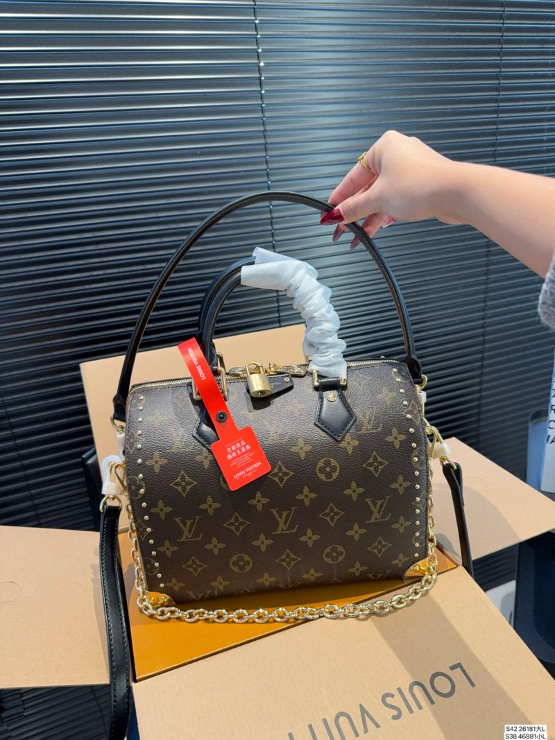 Louis Vuitton Monogram Pillow Bag Black Leather view
