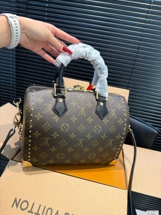 Louis Vuitton Monogram Pillow Bag Black Leather view 5