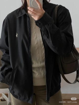 Ralph Lauren Black Harrington Jacket view 2