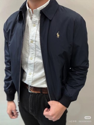 Ralph Lauren Black Harrington Jacket view 6