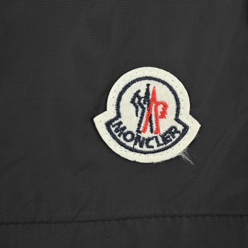Black Nylon Shorts with Reflective Side Stripe view