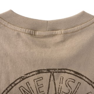 Stone Island Compass Logo Short Sleeve T-Shirt Beige view 9