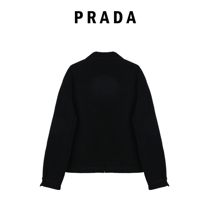 Prada Black Velvet Blazer Jacket view