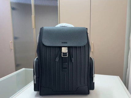 Baldinini Black Quilted Leather Backpack video