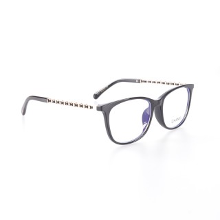 Chanel Black Rectangular Chain-Temple Optical Frame view 3