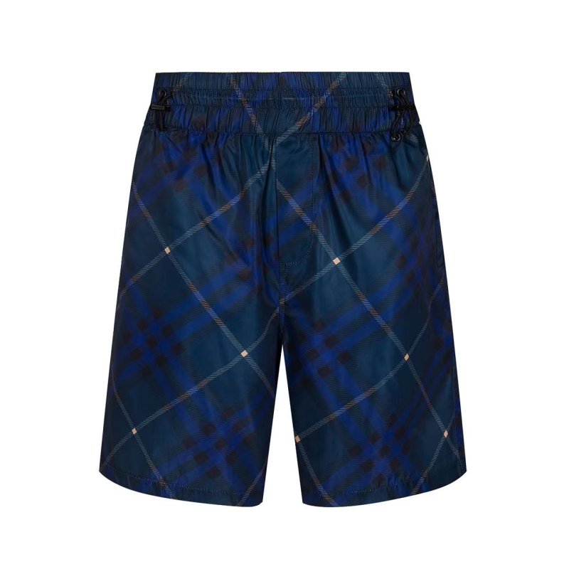 Burberry Navy Argyle Check Shorts view