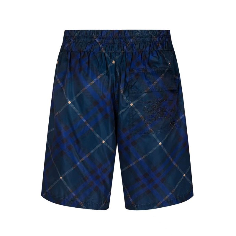Burberry Navy Argyle Check Shorts view
