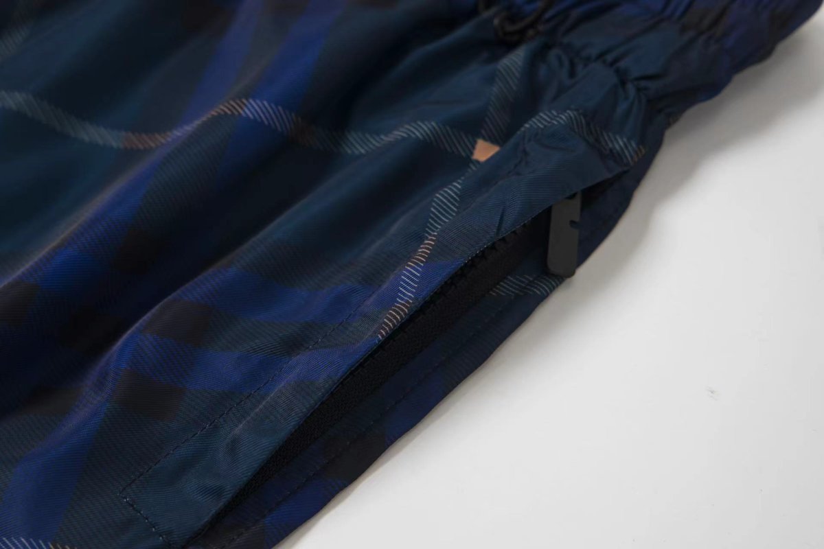 Burberry Navy Argyle Check Shorts view