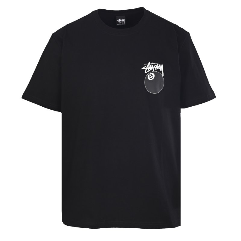 Stüssy Black 8 Ball Graphic T-Shirt view