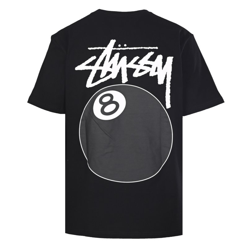 Stüssy Black 8 Ball Graphic T-Shirt view