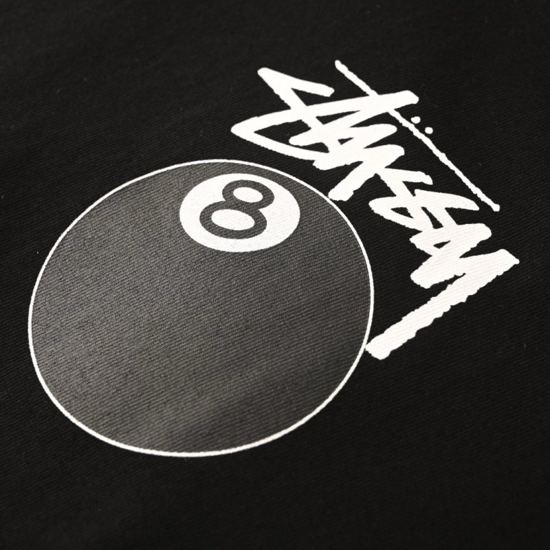 Stüssy Black 8 Ball Graphic T-Shirt view