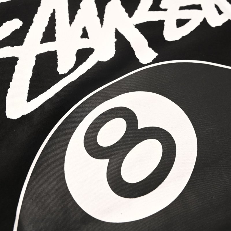 Stüssy Black 8 Ball Graphic T-Shirt view