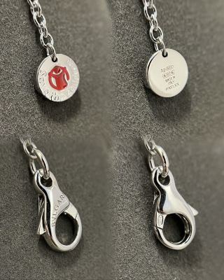 Bvlgari 2024 Charity Studded Silver Pendant Necklace view 7
