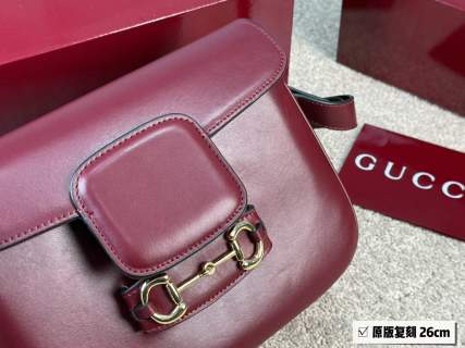 Gucci 1955 Horsebit Shoulder Bag - Burgundy Red view 8