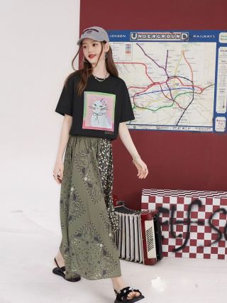 Gucci Cat Graphic Black T-Shirt view 2
