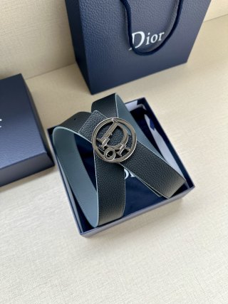 Dior CD Oblique 3.5cm Belt Buckle - Grey/Silver view 6
