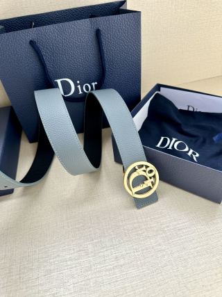 Dior CD Oblique 3.5cm Belt Buckle - Grey/Silver view 7