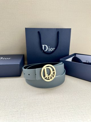Dior CD Oblique 3.5cm Belt Buckle - Grey/Silver view 8