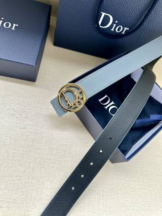Dior CD Oblique 3.5cm Belt Buckle - Grey/Silver view 9