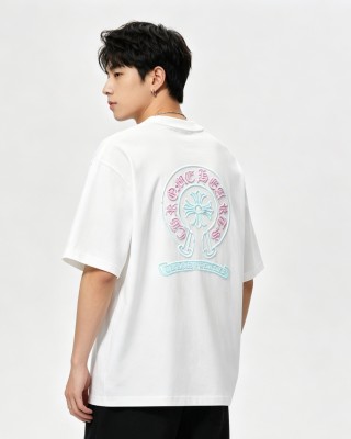 Chrome Hearts White Cross Graphic Short-Sleeve T-Shirt view 2