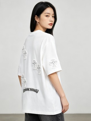 Chrome Hearts White Cross Graphic T-Shirt view 2