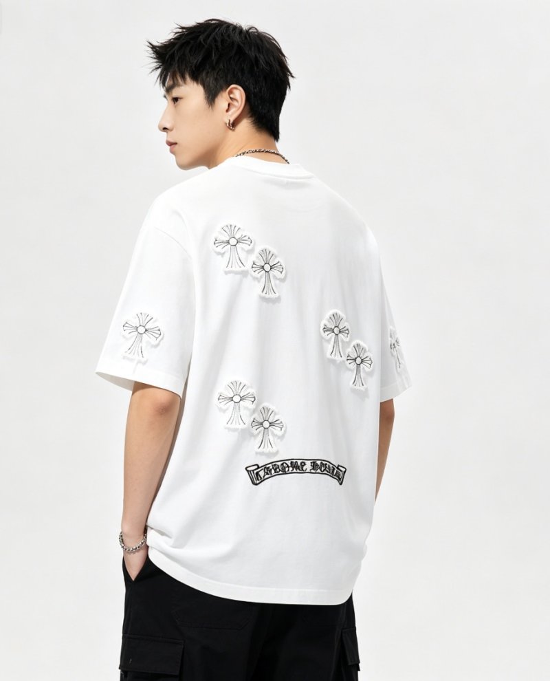 Chrome Hearts White Cross Graphic T-Shirt view