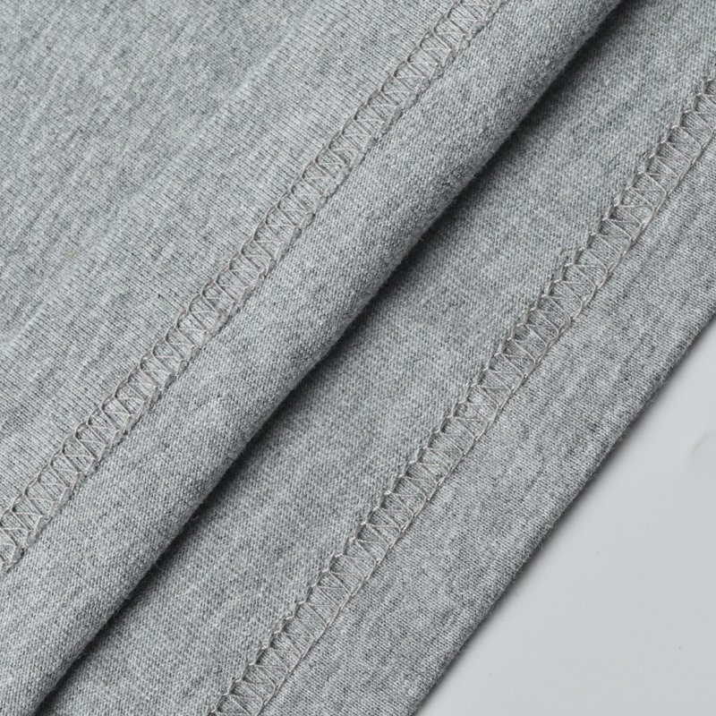 Grey T-Shirt with Green Graphic Print view