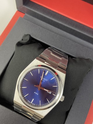 Tissot PRX Blue Dial Stainless Steel Watch 40mm view 1