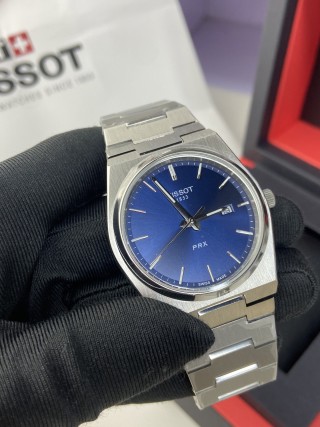 Tissot PRX Blue Dial Stainless Steel Watch 40mm view 2