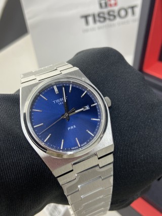Tissot PRX Blue Dial Stainless Steel Watch 40mm view 4