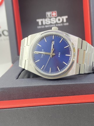 Tissot PRX Blue Dial Stainless Steel Watch 40mm view 5