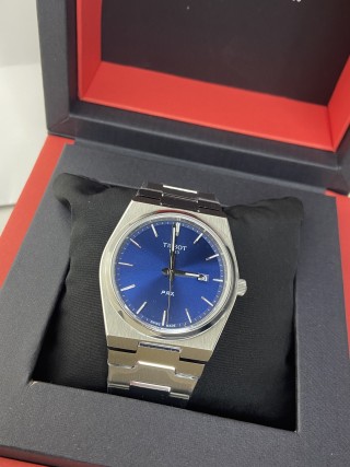 Tissot PRX Blue Dial Stainless Steel Watch 40mm view 6