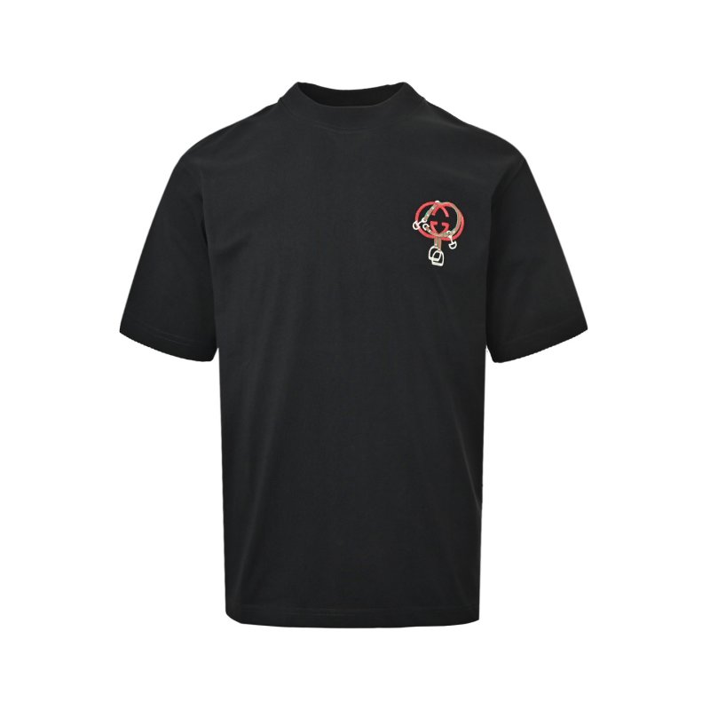 Black Embroidered Logo T-Shirt view