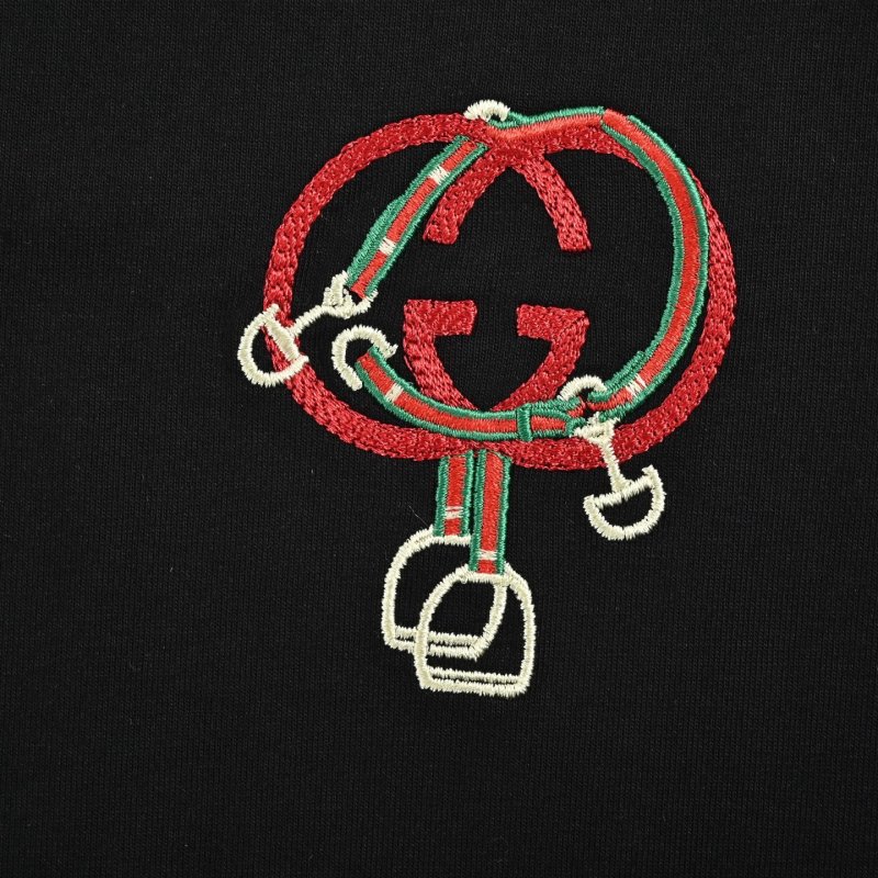 Black Embroidered Logo T-Shirt view