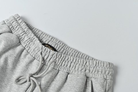 Fendi Logo Sweatpants Light Grey view 12