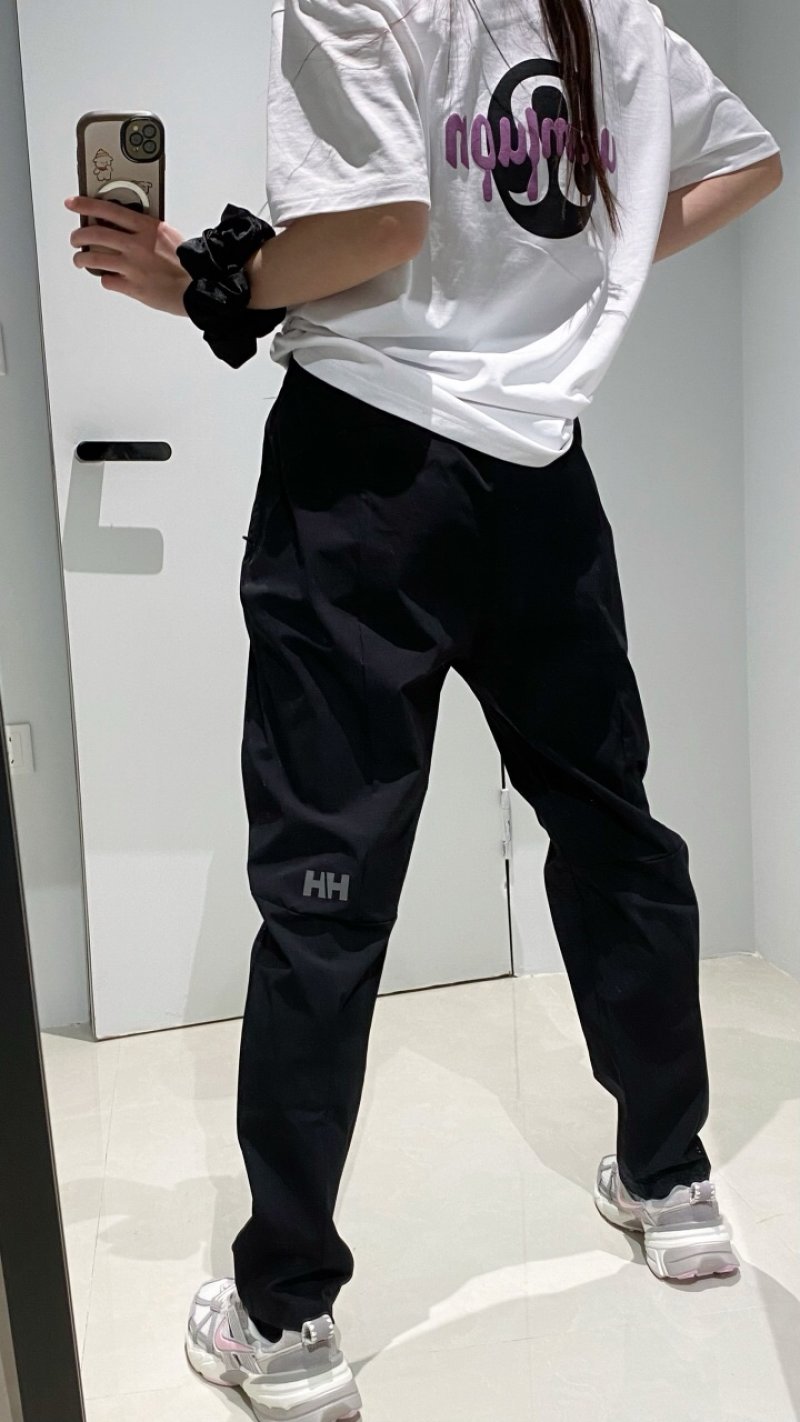 Black Straight-Leg Casual Pants view