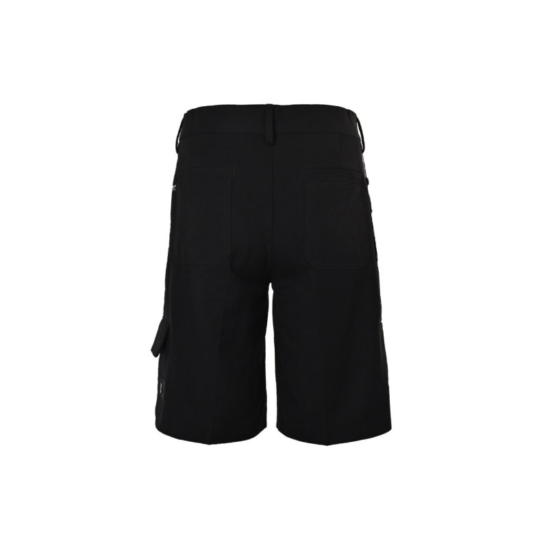 Black Cargo Shorts - Premium Fit view