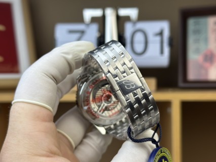 Breitling Navitimer Chronograph Silver Dial Watch view 6